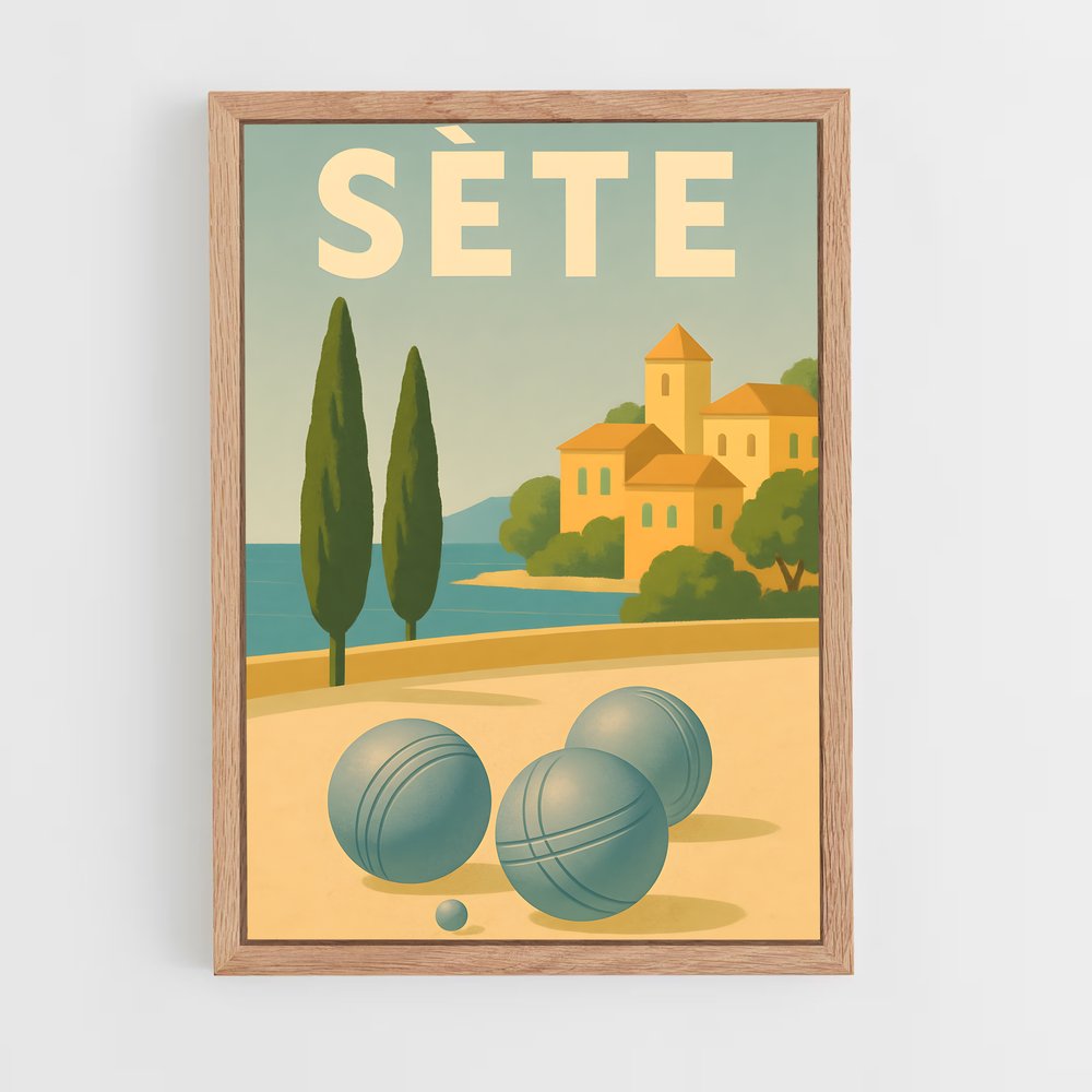 Poster Pétanque et Plage (vue 4)